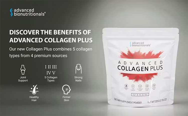 Advanced Collagen Plus — Natural Collagen Support for Youthful Skin, Hair, Nails & Joints
