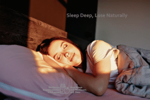 Recharge deeply, wake renewed — sleep well, lose naturally, live fully